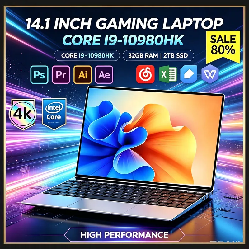 M.2 Ssd - แล็ปท็อปบางเฉียบ 14.1 นิ้ว Intel Core I9