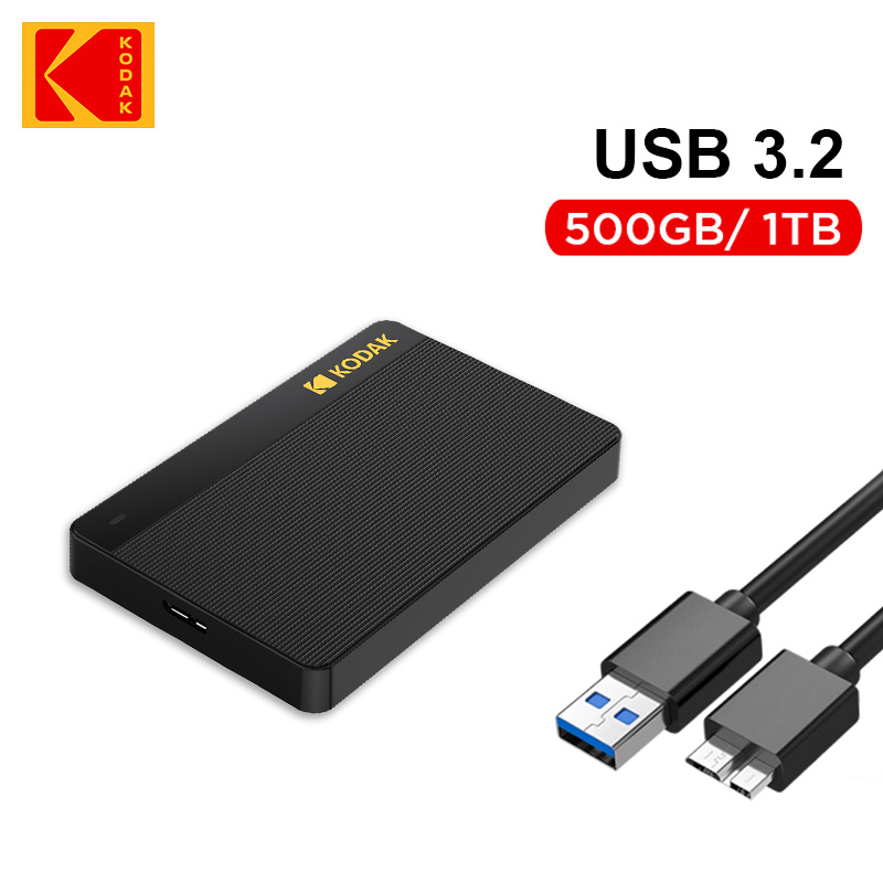 Ssd 500Gb - ฮาร์ดดิสก์พกพา Kodak รุ่น P160 ความจุ 500GB