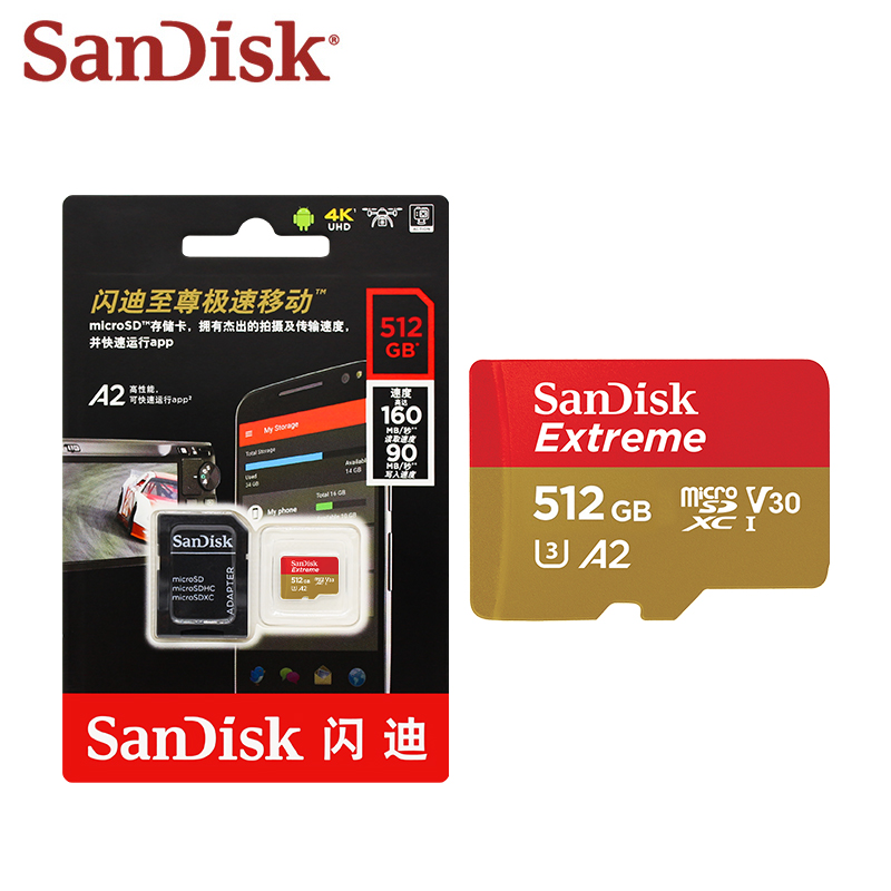Memory Card Ssd - Sandisk Extreme A2 V30 Micro SD
