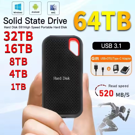 Ssd 1Tb - SSD PSSD E61 1TB 2TB 4TB