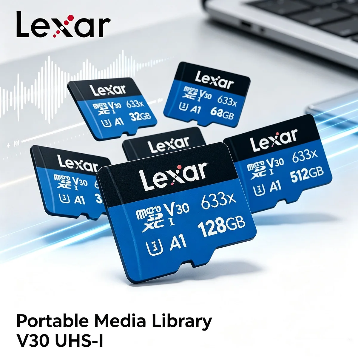 Memory Card Ssd - การ์ดหน่วยความจำ Lexar BLUE Series ประสิทธิภาพสูง 633x