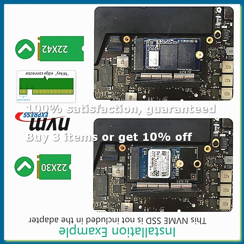 Nvme Ssd - M.2 NGFF M-Key NVME SSD การ์ดแปลงเหมาะสำหรับโปร
