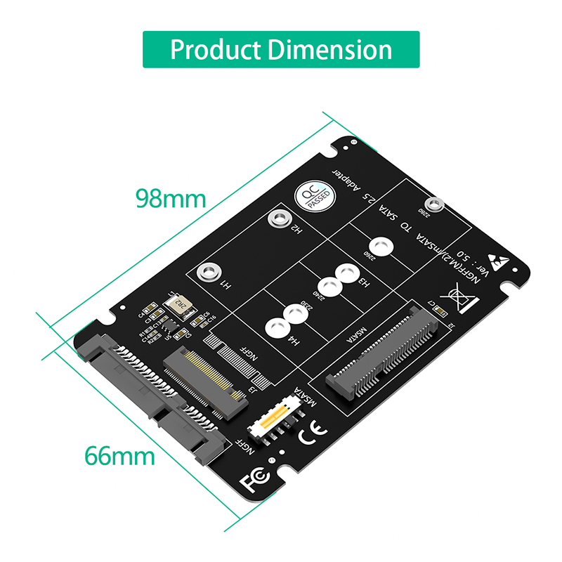 M.2 NGFF mSATA SSD ไปยัง SATA  - Memory Card Ssd บทวิจารณ์และราคา