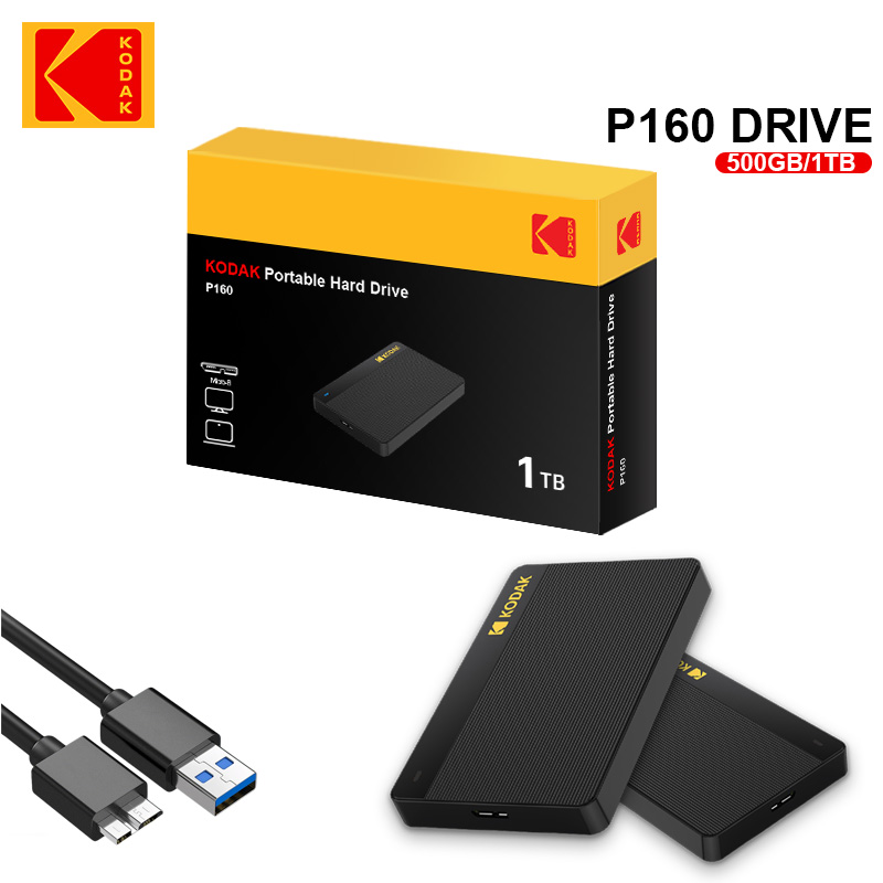 ฮาร์ดดิสก์พกพา Kodak รุ่น P160 - Ssd 500Gb บทวิจารณ์และราคา