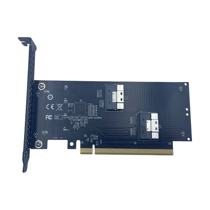การ์ดอะแดปเตอร์ PCIe X16 SFF‑8 - Memory Card Ssd บทวิจารณ์และราคา