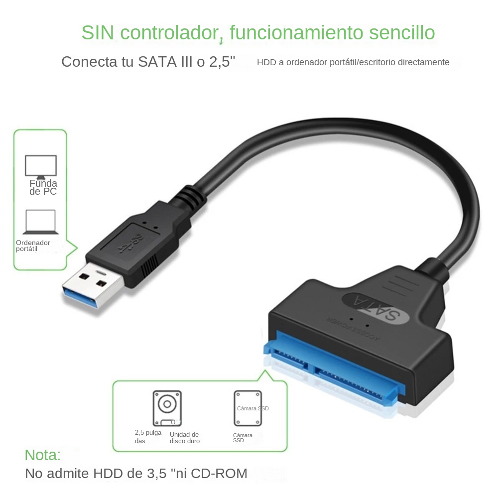 สาย USB 3.0 SATA 3 ยาว 30 ซม.  - Ssd Hard Drive บทวิจารณ์และราคา