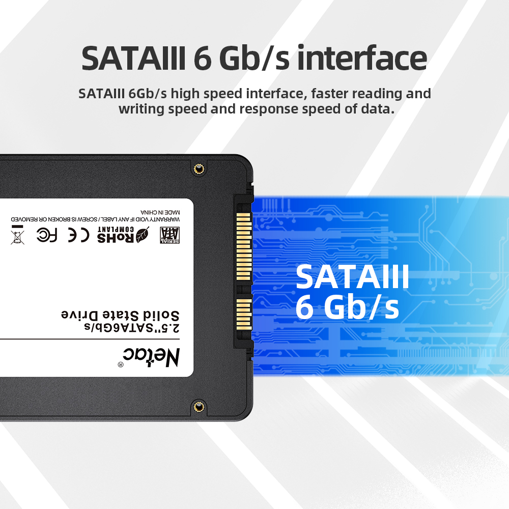 Netac SATA3 SSD 2.5 ''2 tb 1 t - Ssd 500Gb บทวิจารณ์และราคา