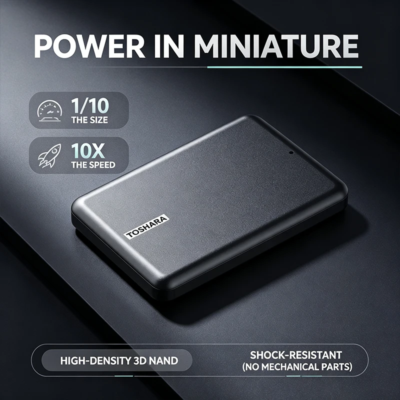 TOSHARA A5 SSD แบบพกพา ขนาด 4T - Ssd 500Gb บทวิจารณ์และราคา
