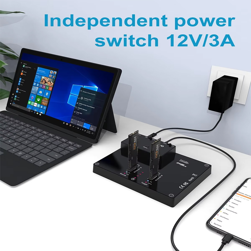 MAIWO 2 Bay M2 NVMe Docking St - 8Tb M2 Nvme Ssd บทวิจารณ์และราคา