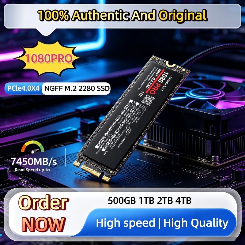 100% ของแท้ 1080PRO PCIe 4.0 N - Ssd 500Gb บทวิจารณ์และราคา