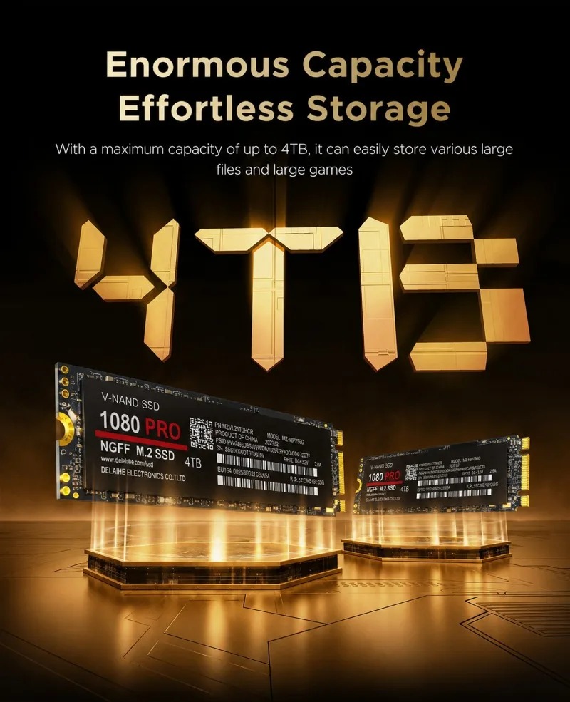 100% ของแท้ 1080PRO PCIe 4.0 N - Ssd 500Gb บทวิจารณ์และราคา