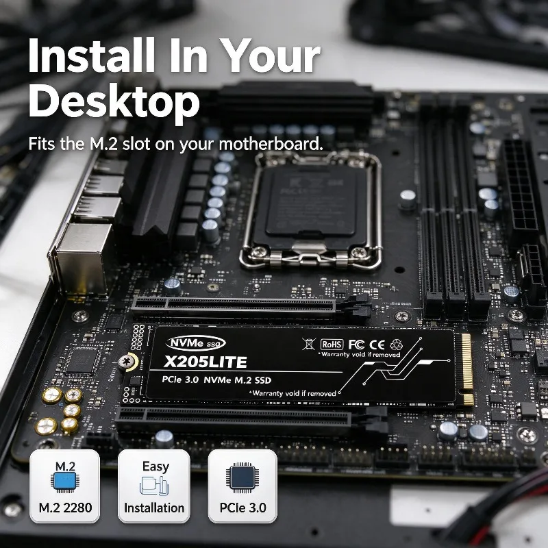 SSD M.2 NVMe X205LITE PCIe3.0  - Ssd 500Gb บทวิจารณ์และราคา