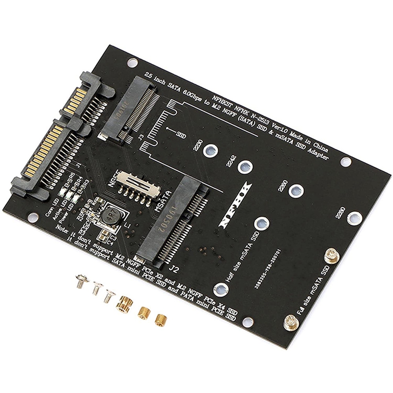 M.2 NGFF MSATA SSD ถึง 2.5 นิ้ - M.2 Ssd บทวิจารณ์และราคา