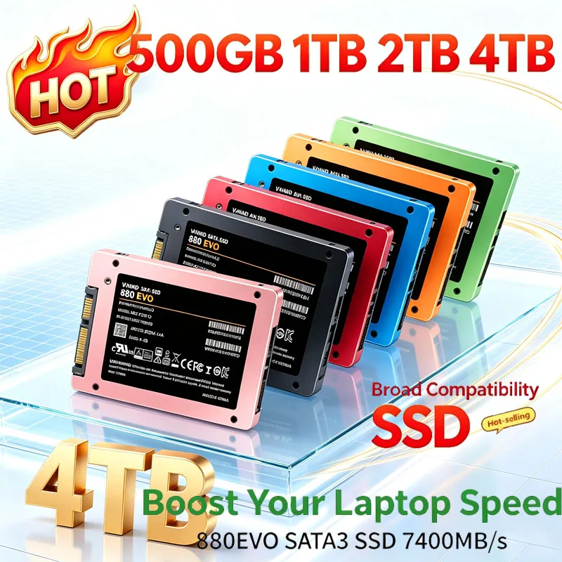 1TB 2TB 4TB 13 สี SATA3 2.5